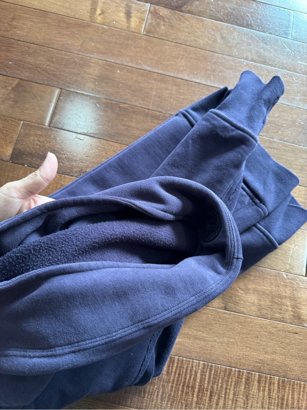 Lululemon Scuba Hoodie Cotton Fleece Sz 12 Dark Purple - Picture 12 of 12